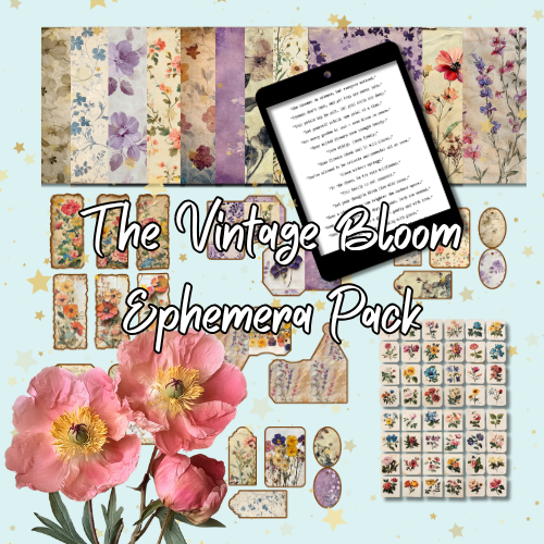 🌸 The Vintage Bloom Ephemera Pack